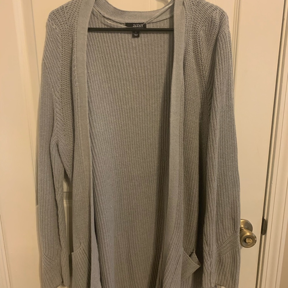 Gray Sweater Cardigan